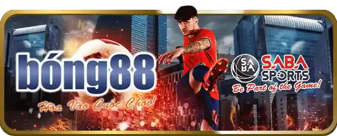 Sân tennis với người chơi đang giao bóng